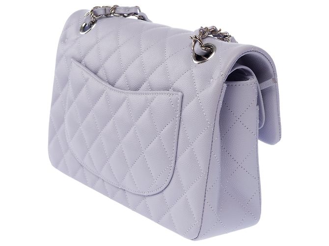 Borsa CHANEL Timeless/Classique in Pelle Blu - 104035 - vista 6