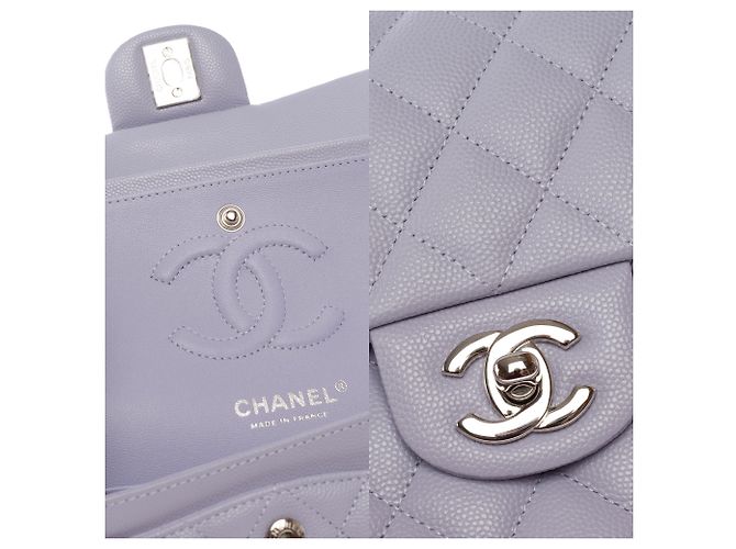 Borsa CHANEL Timeless/Classique in Pelle Blu - 104035 - vista 7