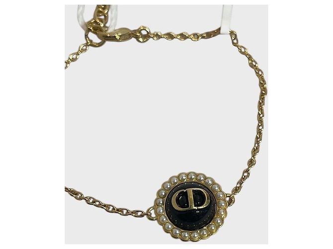 Pulsera Dior CD dorada - vista 2