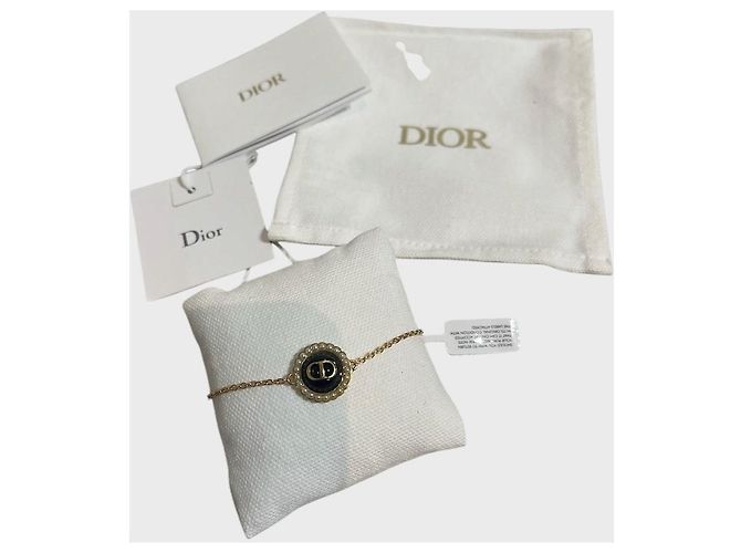 Pulsera Dior CD dorada - vista 3