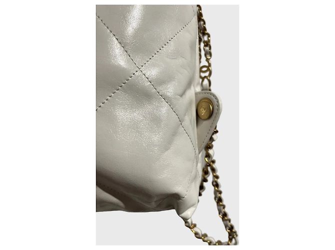 Sac à dos Chanel 22 Blanc - vue 7