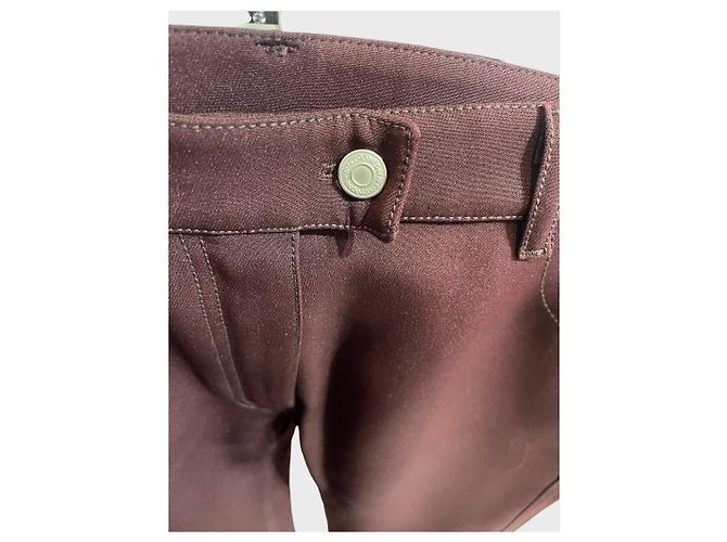 Courreges Pantalones Courrèges bordeaux T.40 - vista 4