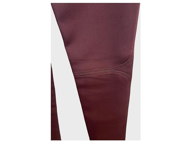 Courreges Pantalones Courrèges bordeaux T.40 - vista 5