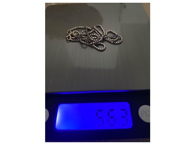 Autre Marque Collana oro bianco 18k maglia veneziana - vista 5