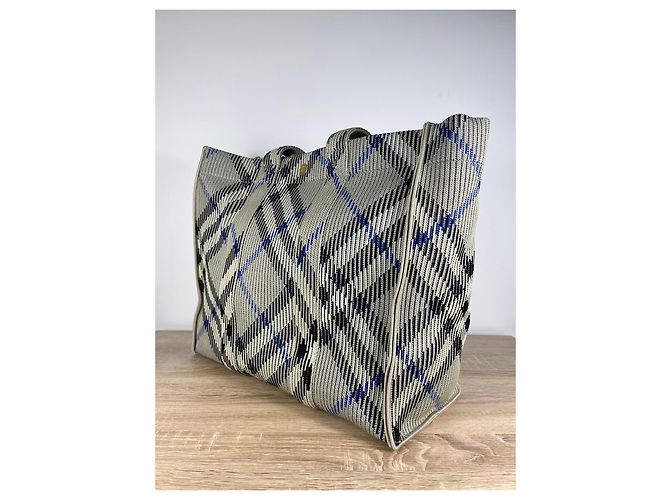 Burberry Shopper aus kariertem Canvas - Ansicht 5