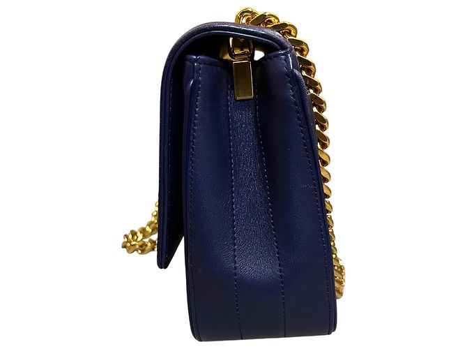 Borsa a catena Vicky Monogram in pelle d'agnello Medium Yves Saint Laurent - vista 3