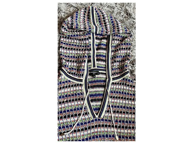 Chanel Kurzarm-Hoodie Multicolour Strick - Ansicht 2
