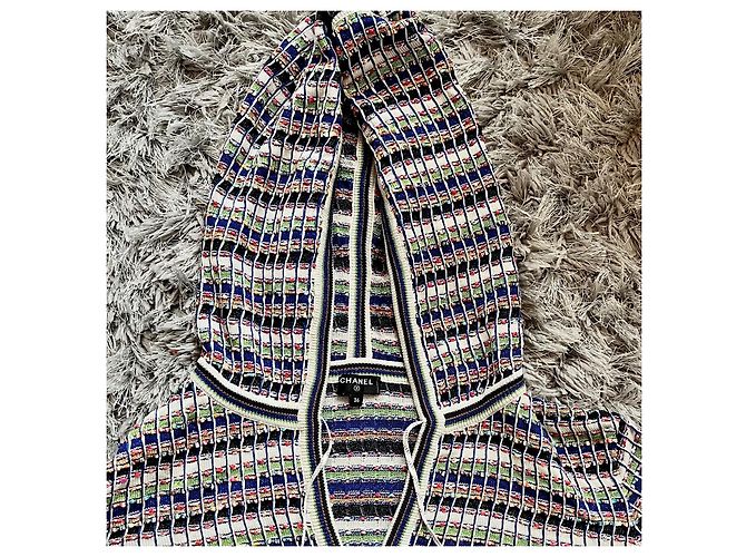 Chanel Kurzarm-Hoodie Multicolour Strick - Ansicht 5