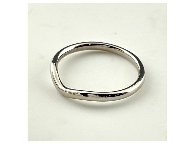 Autre Marque Anello Fascia Curva in Platino Tiffany & Co. - vista 2