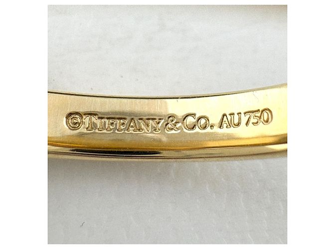 Autre Marque Tiffany & Co. Milgrain Band Ring aus Gelbgold - Ansicht 3