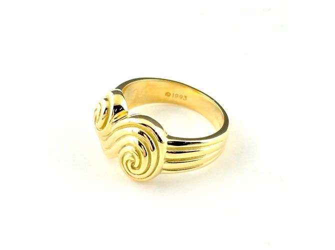 Autre Marque Anello Fascia Tornado in Oro Giallo Tiffany & Co. - vista 2