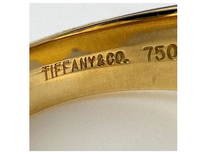 Autre Marque Anello Fascia Tornado in Oro Giallo Tiffany & Co. - vista 4