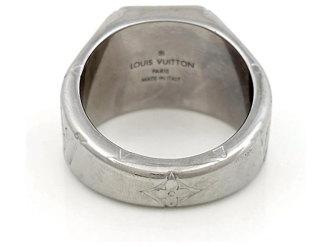 Anel de Sinete Louis Vuitton em Prata - vista 4