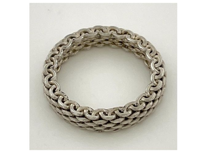 Autre Marque Anillo banda Tiffany & Co. Somerset en plata de ley - vista 3