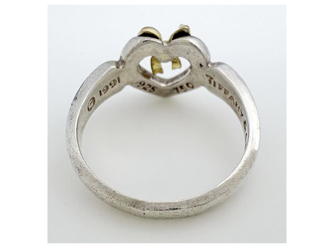 Autre Marque Anello Tiffany & Co. Open Heart Ribbon - vista 3