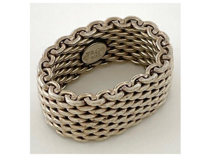 Autre Marque Anillo Tiffany & Co. Somerset Mesh - vista 4
