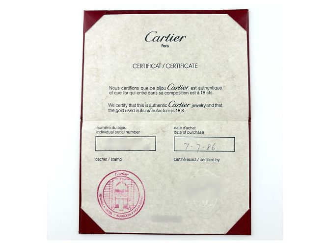 Cartier 2C Dreifarbiger Bandring - Ansicht 8