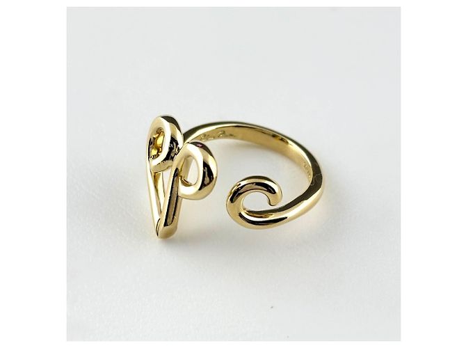 Autre Marque Tiffany & Co. Zodiac Widder Ring aus Gelbgold - Ansicht 2