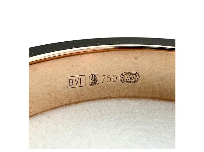 Bulgari Bvlgari Double Logo PG Pink Gold Ring mit Diamant - Ansicht 5