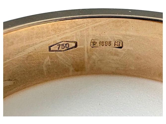 Anello Gucci Icon Band in oro rosa - vista 5