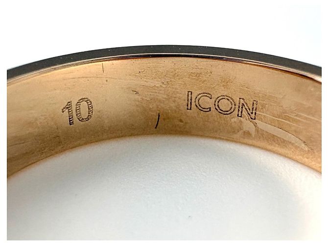 Anello Gucci Icon Band in oro rosa - vista 6