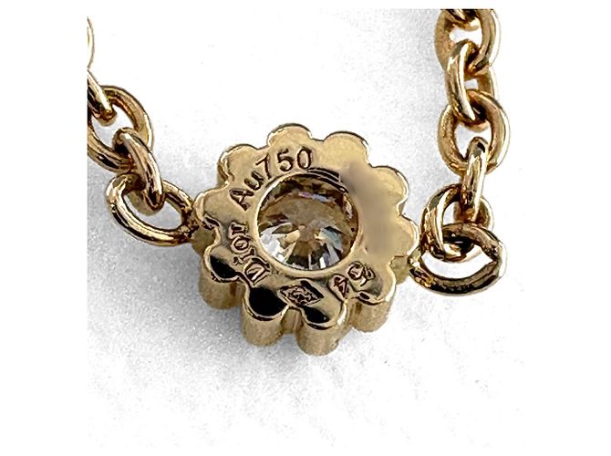 Anello Christian Dior Mimi Rose in Oro Giallo e Diamanti - vista 5