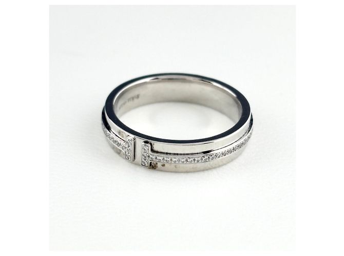 Autre Marque Anello Tiffany & Co. T Narrow Diamanti - vista 3