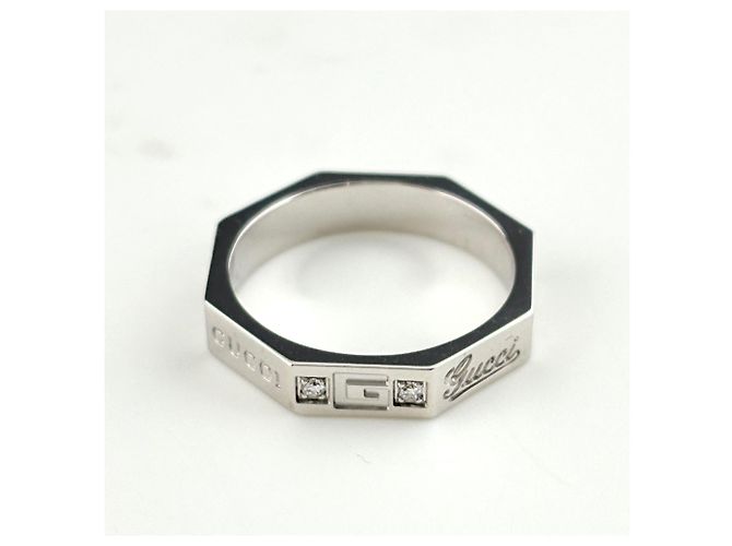 Gucci Octagon Band Ring mit Diamanten - Ansicht 2
