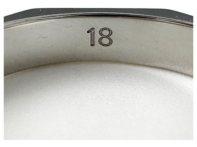 Anello Gucci Octagon Band in oro bianco - vista 10