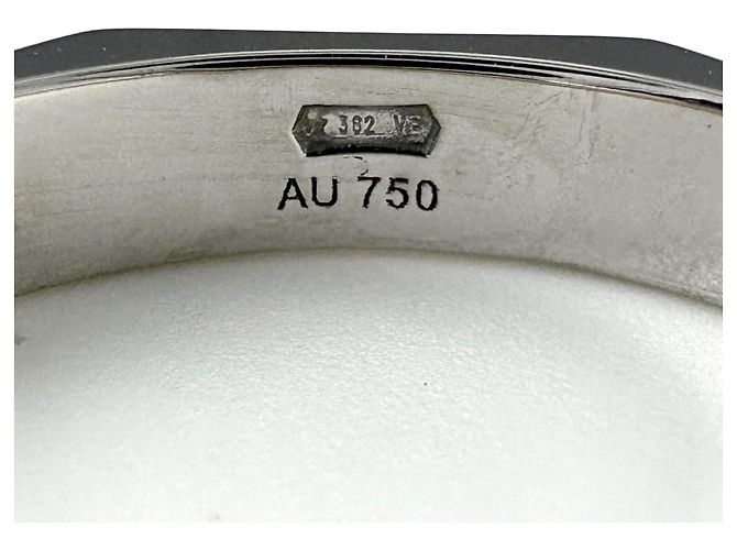 Anello Gucci Octagon Band in oro bianco - vista 9