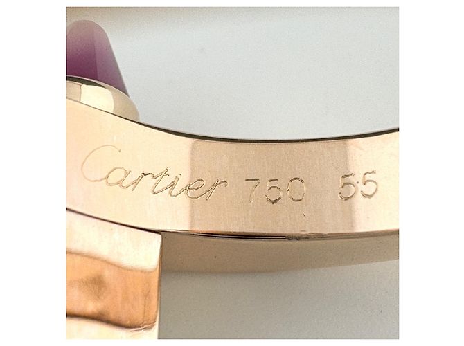 Anello Cartier Menotto in oro rosa - vista 7