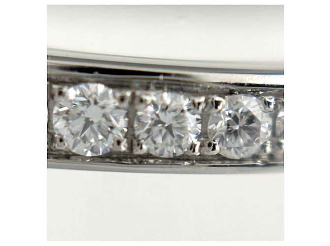 Bague Solitaire Romance Van Cleef & Arpels en Platine - vue 3