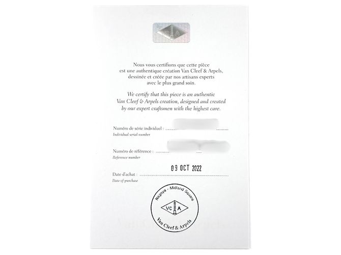 Van Cleef & Arpels Ester Ring aus Platin - Ansicht 7