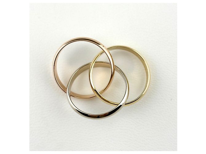 Anello Cartier Trinity in Oro Giallo - vista 3