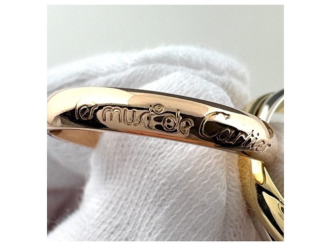 Anello Cartier Trinity in Oro Giallo - vista 4