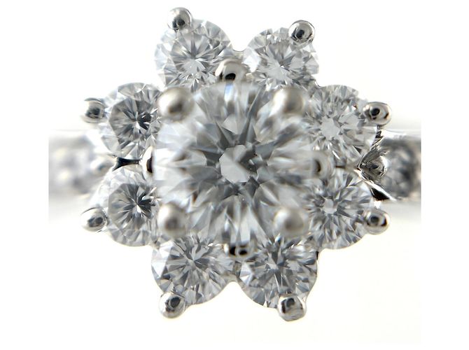 Autre Marque Tiffany & Co. Flora Ring aus Platin - Ansicht 3