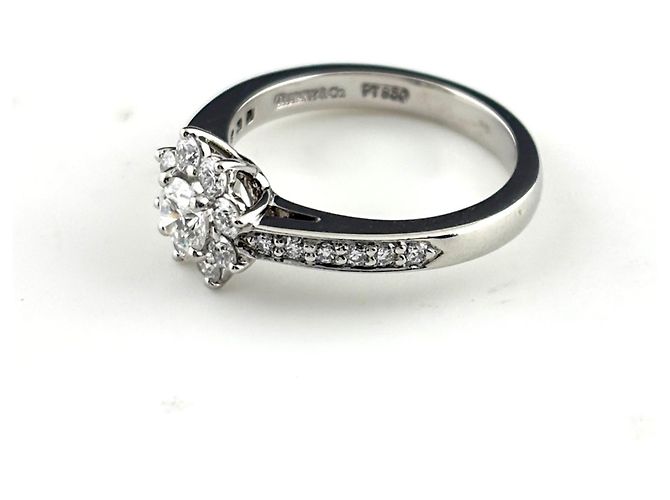 Autre Marque Tiffany & Co. Flora Ring aus Platin - Ansicht 4