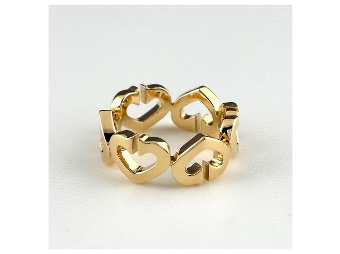 Cartier C Heart Ring aus Gelbgold - Ansicht 2