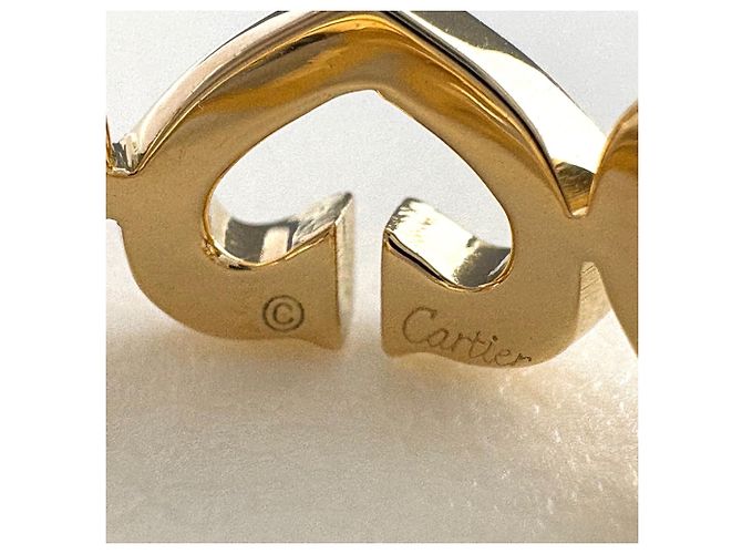 Cartier C Heart Ring aus Gelbgold - Ansicht 4