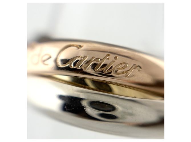 Anillo Cartier Trinity YG Yellow Gold Band Ring - vista 3
