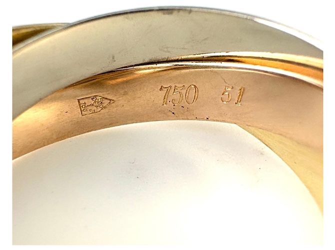 Anillo Cartier Trinity YG Yellow Gold Band Ring - vista 6