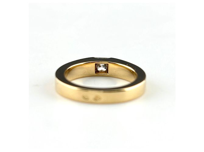 Anello Cartier Tank in oro giallo e diamanti - vista 4