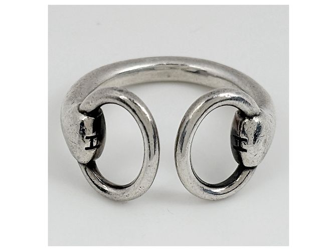 Ring Hermès Anillo banda Hermes Nausicaä en Plata 925 - vista 2