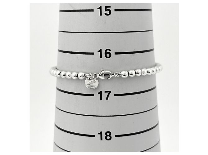 Autre Marque Bracciale con charm Tiffany & Co. in blu e argento - vista 4