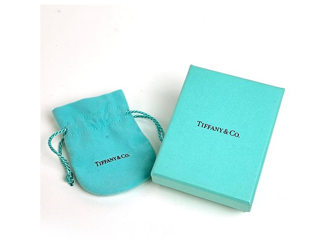 Autre Marque Bracciale con charm Tiffany & Co. in blu e argento - vista 5