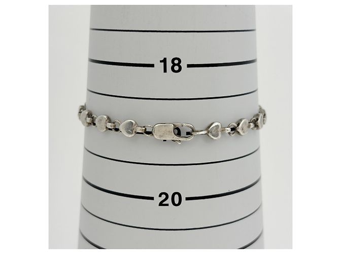 Autre Marque Bracciale Tiffany & Co. Puff Heart in Argento 925 - vista 4