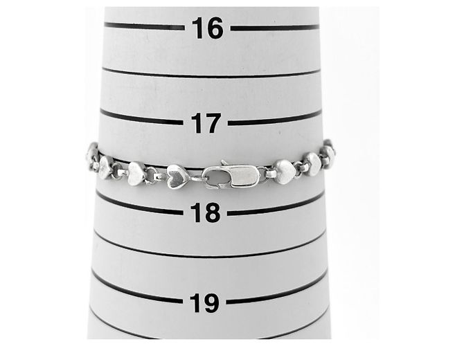 Autre Marque Tiffany & Co. Puff Heart Charm Armband - Ansicht 5