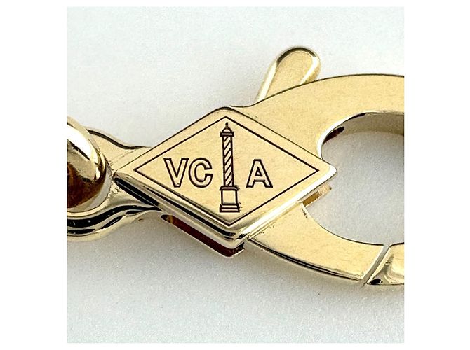 Bracciale Van Cleef & Arpels Vintage Alhambra 5P in oro giallo - vista 6
