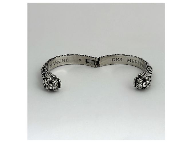 Bracciale Gucci in Argento 925 con Design Testa di Tigre - vista 2