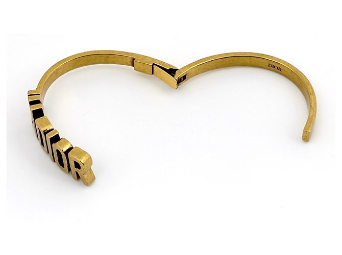Bracciale rigido Christian Dior placcato oro - vista 3